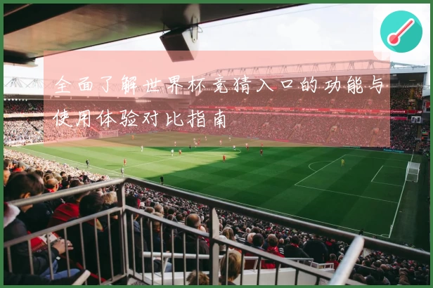 全面了解世界杯竞猜入口的功能与使用体验对比指南